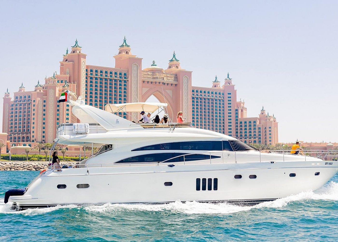 Yacht de luxe à Dubaï Marina