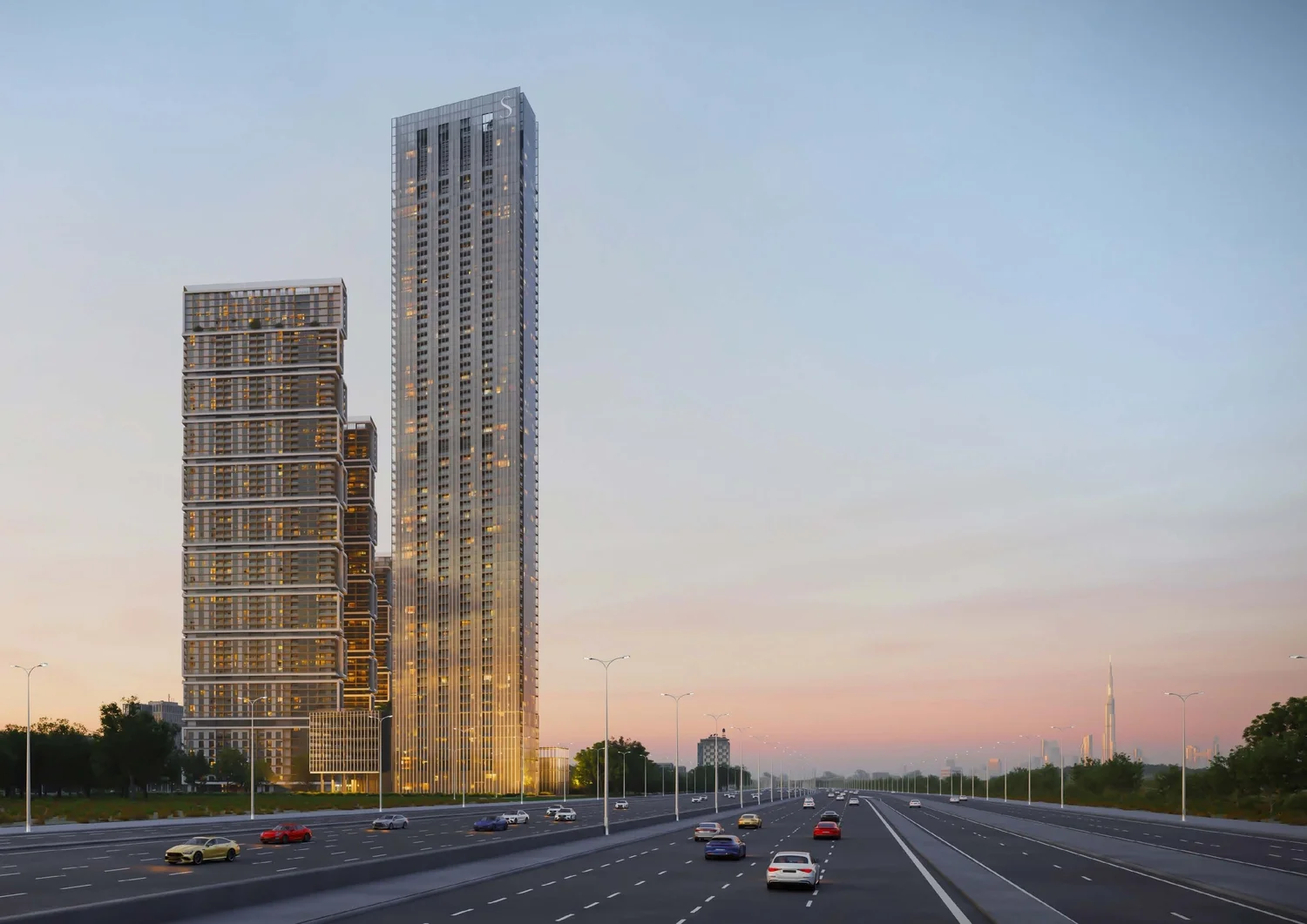 Résidence de luxe avec vue panoramique à Dubaï